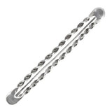 Silver Twist Stock Pin