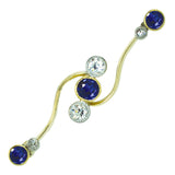 sapphire diamond stock pin