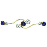 Diamond & Sapphire Stock Pin