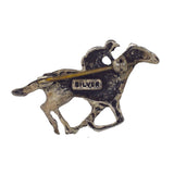 Marcasite Race Horse Brooch