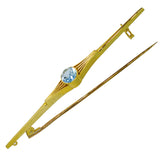 Aquamarine Stock Pin
