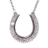 Diamond Horse Shoe Necklace