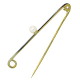 Single Pearl Stock Pin