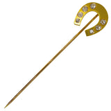 Rose Cut Diamond Stick Pin