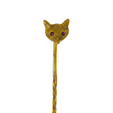 fox head tie pin