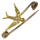 Pearl Bird Brooch