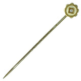 Pearl Scallop Edge Tie Pin