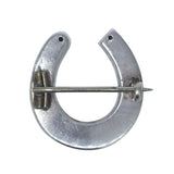 Silver Horse Shoe Brooch
