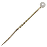 Single Pearl Tie Pin