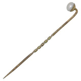 Single Pearl Tie Pin