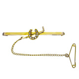 Pearl Horse Shoe Stock Pin