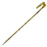 Pearl Horse Shoe Tie Pin
