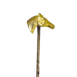 horse head tie pin