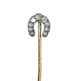 diamond horse shoe tie pin