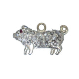 Diamond Set Pig Charm