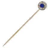 Sapphire & Diamond Tie Pin