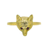 vintage fox ring
