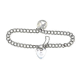 Silver Curb Link Bracelet