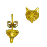 Fox Head Earrings