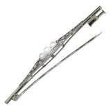 Diamond & Pearl Stock Pin