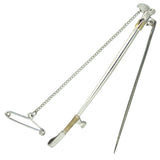 Silver Whip Stock Pin