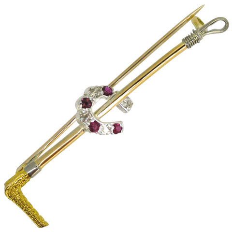 Diamond & Ruby Stock Pin