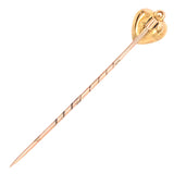 Gold Heart Tie Pin