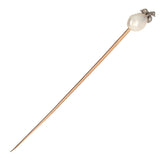 Pearl & Diamond Tie Pin