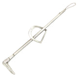 Silver Whip & Stirrup Iron Brooch