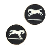 Wedgewood Horse Cuff Links