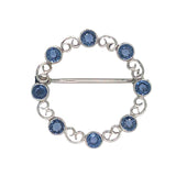 Sapphire Circle Stock Pin