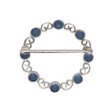 Sapphire Circle Stock Pin