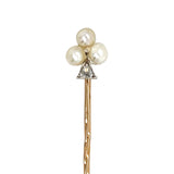 Pearl & Diamond Tie Pin
