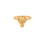 Gold Fox Head Ring