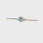 Diamond & Blue Zircon Stock Pin