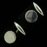 Hallmarked Silver Vintage Cuff-Links