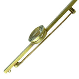 Aquamarine Vintage Stock Pin