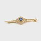 Sapphire & Diamond Stock Pin