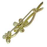 Rose Gold Opal and Emerald Stock Pin