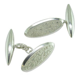 Hallmarked Silver Vintage Cuff-Links