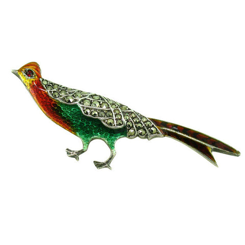 Pheasant Brooch