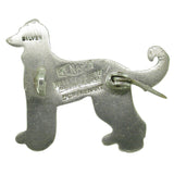 Vintage Silver Kenart Dog Brooch