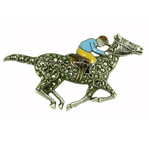 Racehorse Brooch