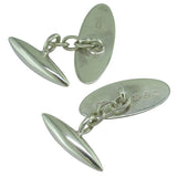 Hallmarked Silver Vintage Cuff-Links