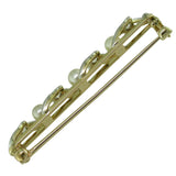 Diamond and Pearl Vintage Stock Pin