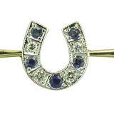Sapphire & Diamond Stock Pin
