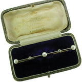 Vintage Pearl and Diamond Stock Pin