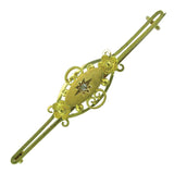 Yellow Gold Vintage Stock Pin