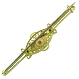 Yellow Gold Vintage Stock Pin