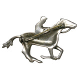 Vintage Racehorse Brooch